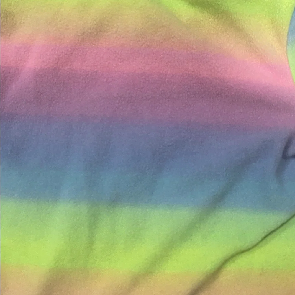 $1 - Carter's Pastel Rainbow Unicorn Hooded Pullover Sweatshirt